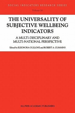 【预售】The Universality of Subjective Wellbeing Indicators: