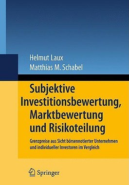 【预售】Subjektive Investitionsbewertung, Marktbewertung Und
