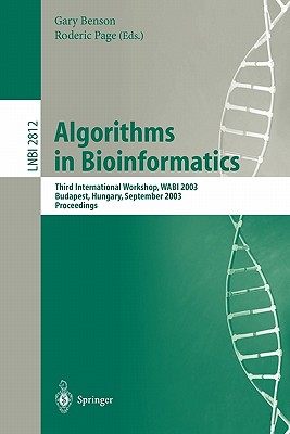 【预售】Algorithms in Bioinformatics: Third International