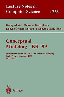 【预售】Conceptual Modeling Er'99: 18th International