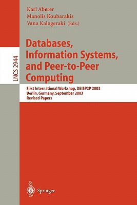 【预售】Databases, Information Systems, and Peer-To-Peer