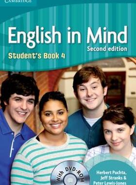 【预售】English in Mind Level 4 Student's Book with DVD-ROM