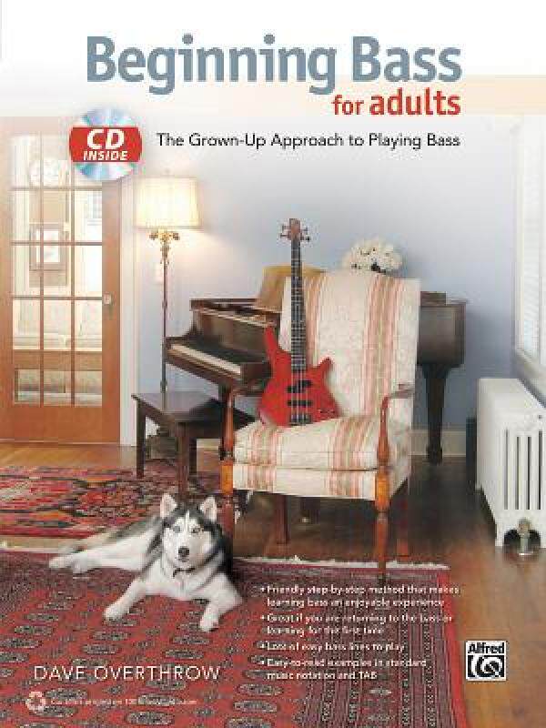 【预售】Beginning Bass for Adults: The Grown-Up Approach to