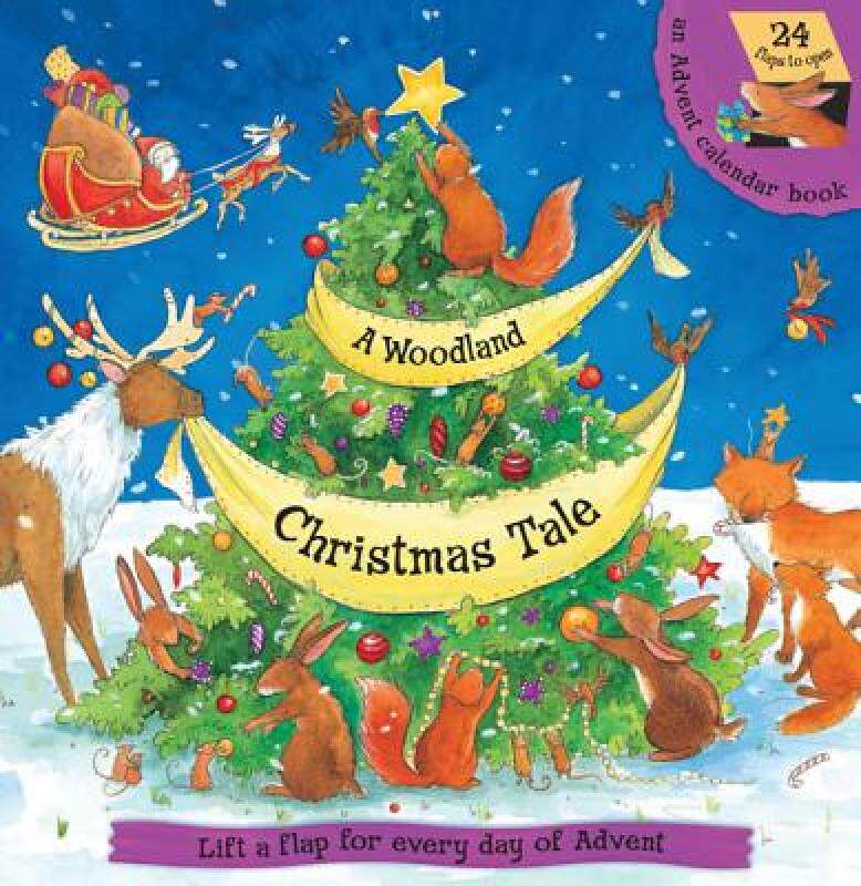 【预售】a woodland christmas tale: lift the flap for every