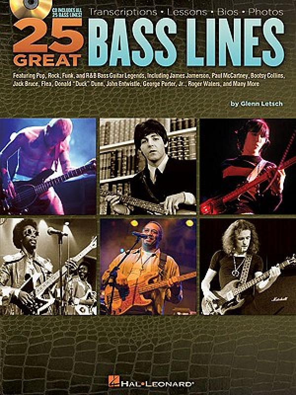 【预售】25 Great Bass Lines: Transcriptions, Lessons, Bios