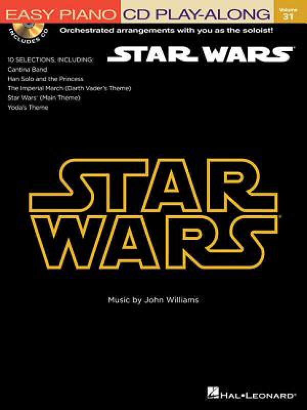 【预售】Star Wars: Easy Piano CD Play-Along Volume 31