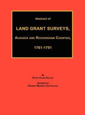 【预售】Abstract of Land Grant Surveys, Augusta & Rockingham
