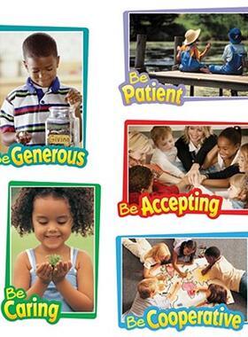 【预售】First-Rate Character Traits Bulletin Board Set