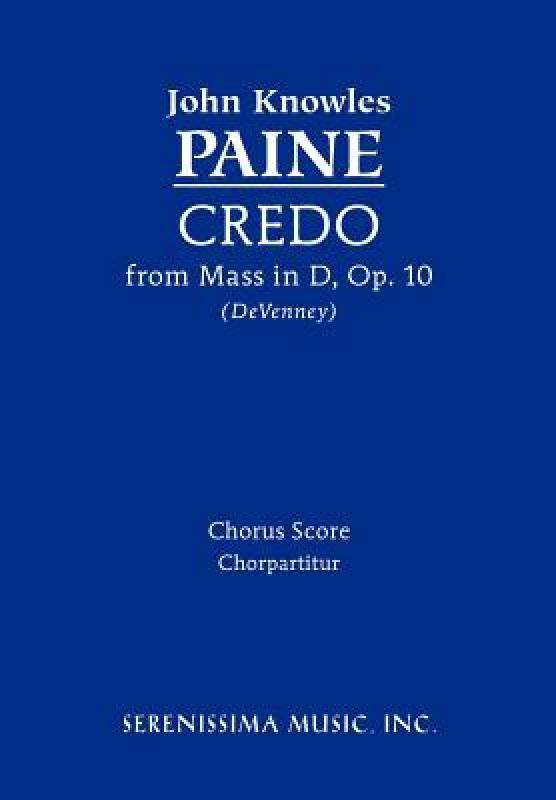 【预售】credo (from mass, op. 10) - chorus score