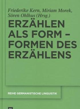 【预售】Erzahlen ALS Form Formen Des Erzahlens