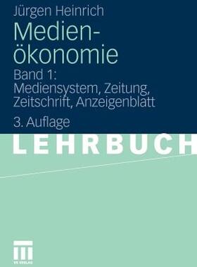 【预售】Medienokonomie: Band 1: Mediensystem, Zeitung
