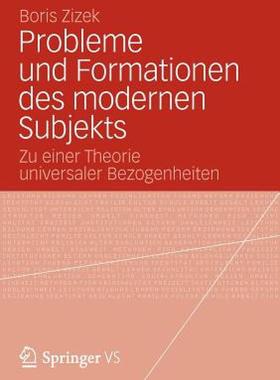 【预售】Probleme Und Formationen Des Modernen Subjekts: Zu