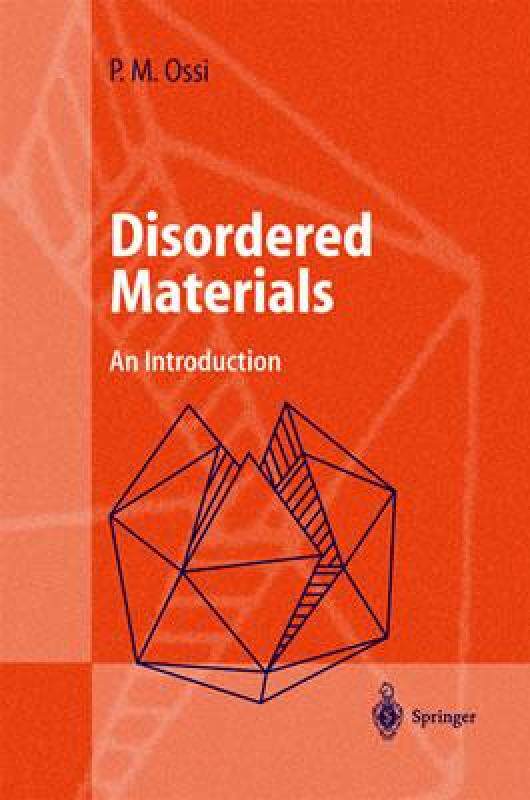【预售】Disordered Materials: An Introduction