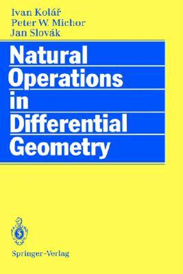 【预售】Natural Operations in Differential Geometry