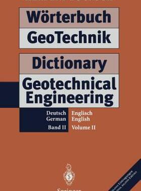 【预售】W Rterbuch Geotechnik Dictionary Geotechnical