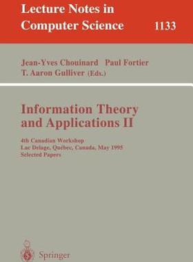 【预售】Information Theory and Applications II: 4th Canadian