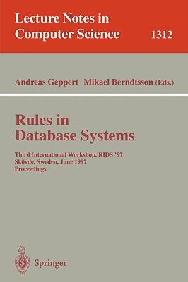 【预售】Rules in Database Systems: Third International