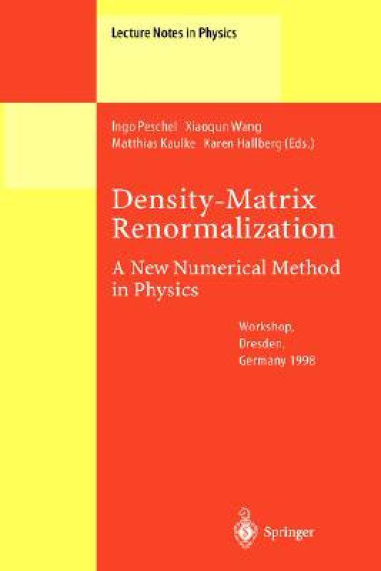 【预售】density-matrix renormalization - a new numerical