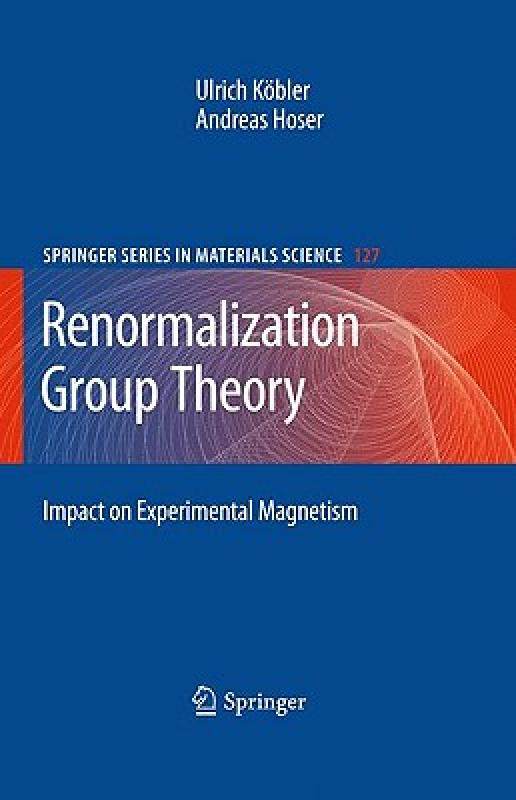 【预售】renormalization group theory: impact on experimental
