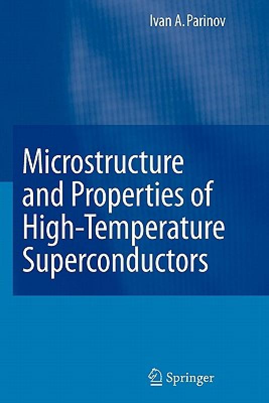 【预售】Microstructure and Properties of High-Temperature