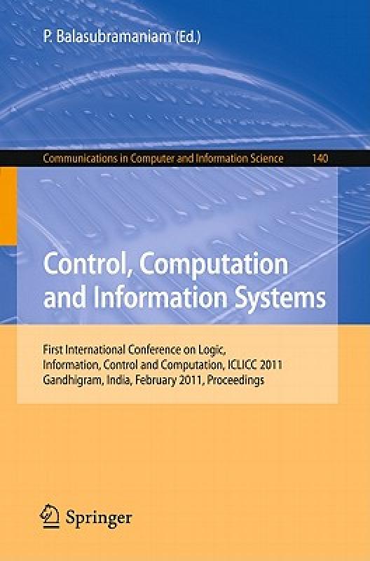 【预售】Control, Computation and Information Systems: First