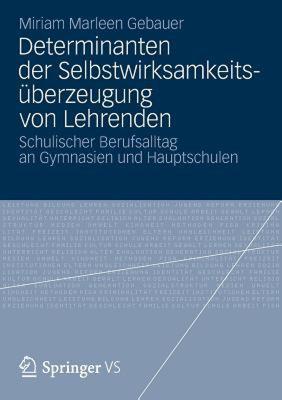 【预售】Determinanten Der Selbstwirksamkeitsuberzeugung Von