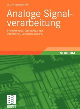 【预售】Analoge Signalverarbeitung: Systemtheorie