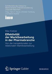 【预售】Effektivitat Der Marktbearbeitung in Der