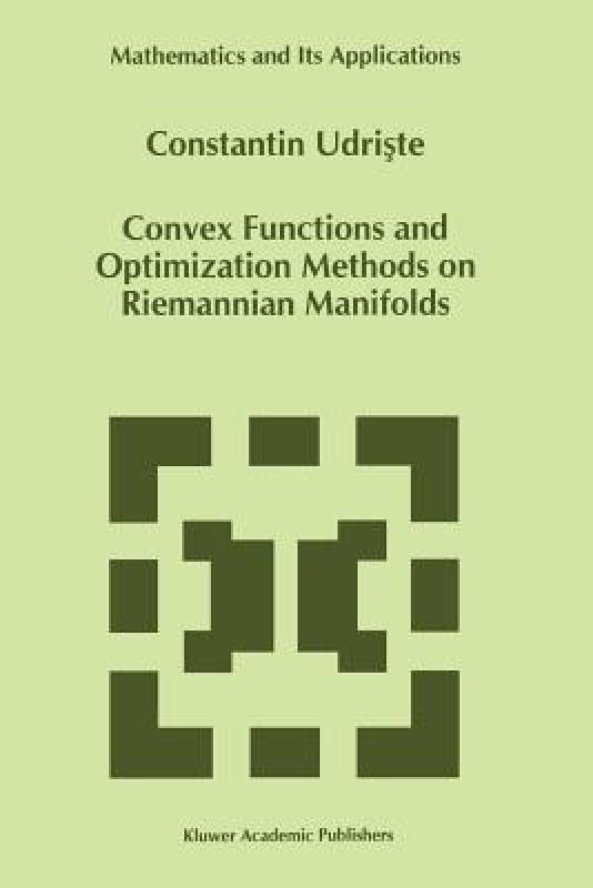 【预售】Convex Functions and Optimization Methods on