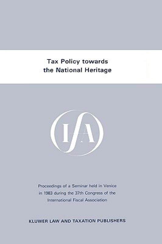 【预售】Ifa Tax Policy Towards National Heritage