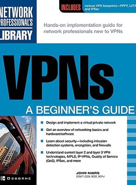 【预售】VPNs: A Beginner's Guide