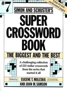 【预售】Simon and Schuster's Super Crossword Book
