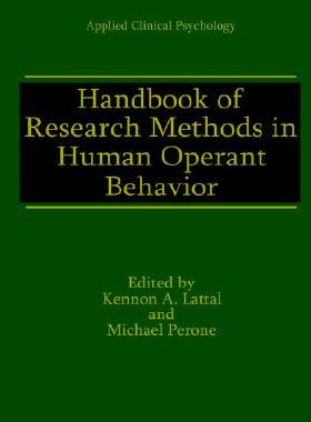 【预售】Handbook of Research Methods in Human Operant
