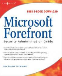 【预售】Microsoft Forefront Security Administration Guide