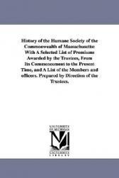 【预售】History of the Humane Society of the Commonwealth of