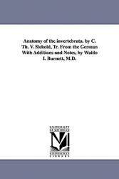 【预售】Anatomy of the Invertebrata. by C. Th. V. Siebold,