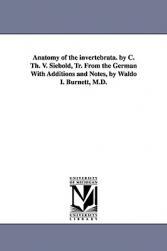 【预售】Anatomy of the Invertebrata. by C. Th. V. Siebold,