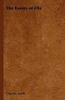 【预售】The Essays of Elia