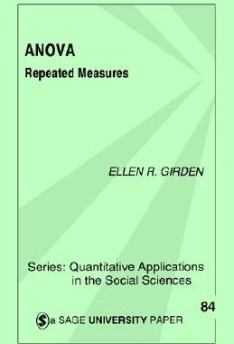 【预售】Anova: Repeated Measures