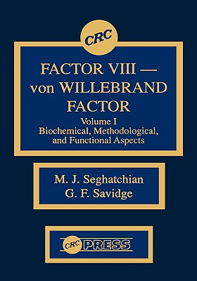 【预售】Factor VIII - Von Willebrand Factor, Volume I:
