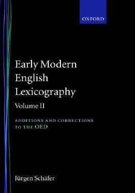 【预售】Early Modern English Lexicography: Volume 2: