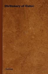 【预售】Dictionary of Dates