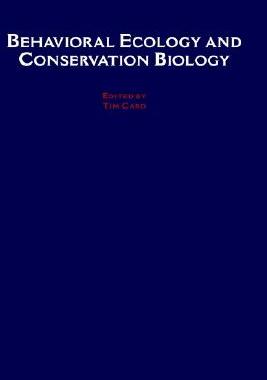 【预售】Behavioral Ecology and Conservation Biology