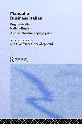 【预售】Manual of Business Italian: A Comprehensive Language