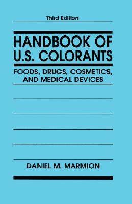 【预售】Handbook Of Us Colorants: Foods Drugs Cosmetics And - 封面
