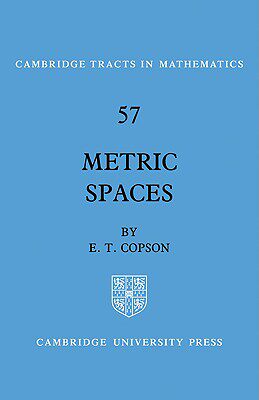 【预售】Metric Spaces