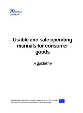 【预售】Usable and Safe Operating Manuals for Consumer