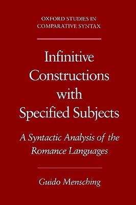 【预售】Infinitive Constructions with Specified Subjects: A