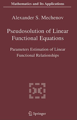 【预售】Pseudosolution of Linear Functional Equations: