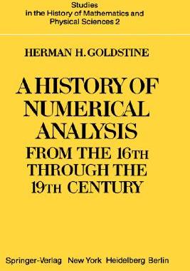 【预售】A History of Numerical Analysis from the 16th